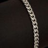 Bracelets * | Italian Silver Curb Link Bracelet Women