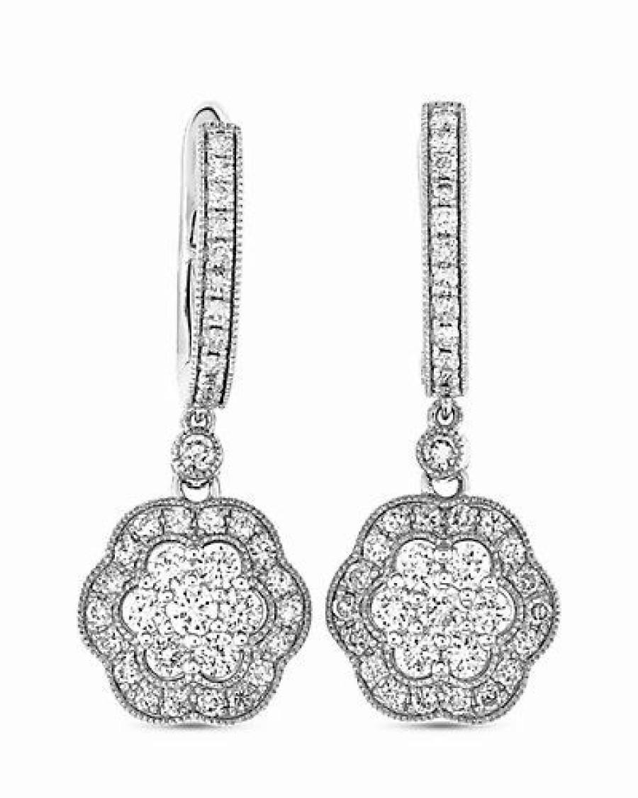 Earrings * | Diamond Select Cuts 18K 1.05 Ct. Tw. Diamond Earrings Women