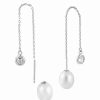 Earrings * | Splendid Pearls Ver 7.5-8Mm Freshwater Pearl Earrings Women