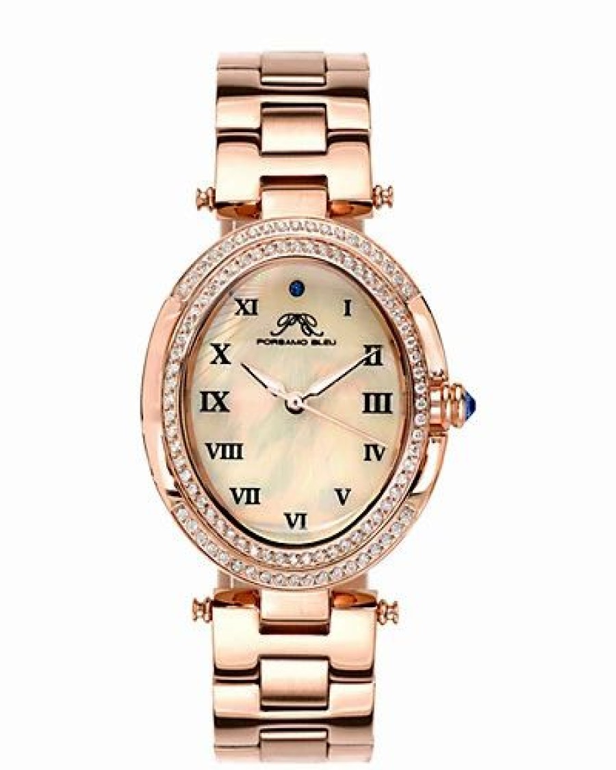 Watches * | Porsamo Bleu Women'S South Sea Oval Crystal Watch