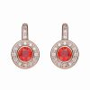 Earrings * | Genevive 18K Rose Gold Vermeil Earrings Women