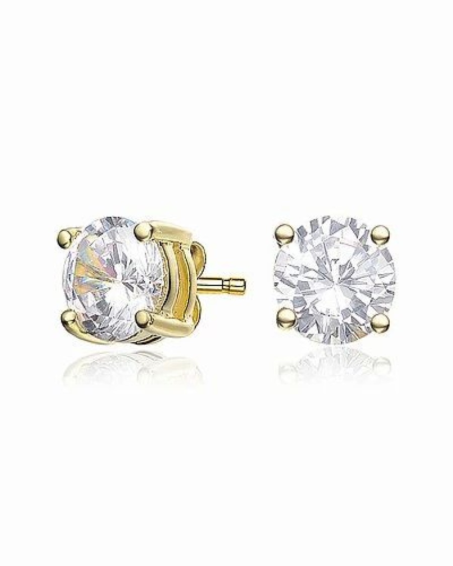 Earrings * | Genevive 14K Over Silver Earrings Women