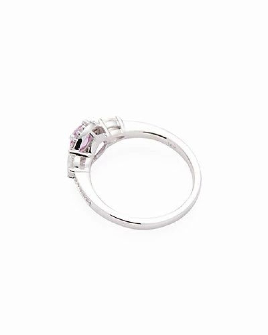 Rings * | Rina Limor 14K Pink And White Sapphire & Diamond Ring Women