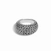 Rings * | John Hardy Classic Chain Silver Graduated Dome Ring Women