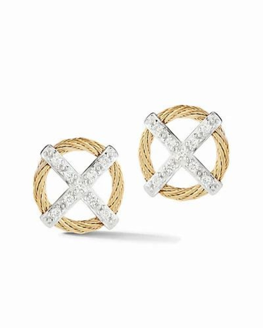 Earrings * | Alor 18K 0.15 Ct. Tw. Diamond Earrings Women