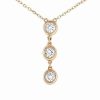 Necklaces * | Diamond Select Cuts 14K Rose Gold 0.25 Ct. Tw. Diamond Necklace Women