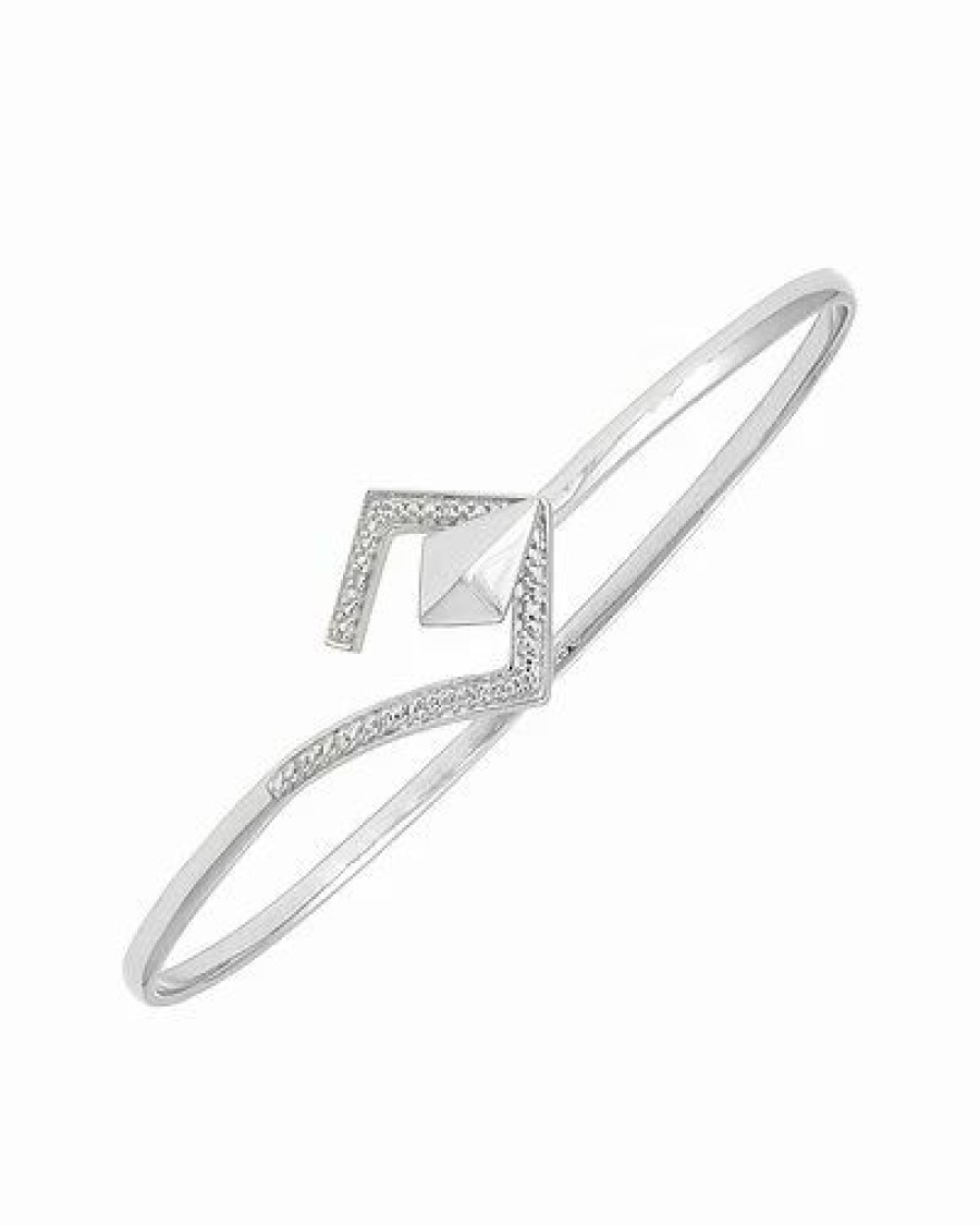 Bracelets * | Diamond Select Cuts Ver Diamond Bangle Bracelet Women