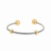 Bracelets * | Pandora Moments 14K & Silver Plated Open Bracelet Women