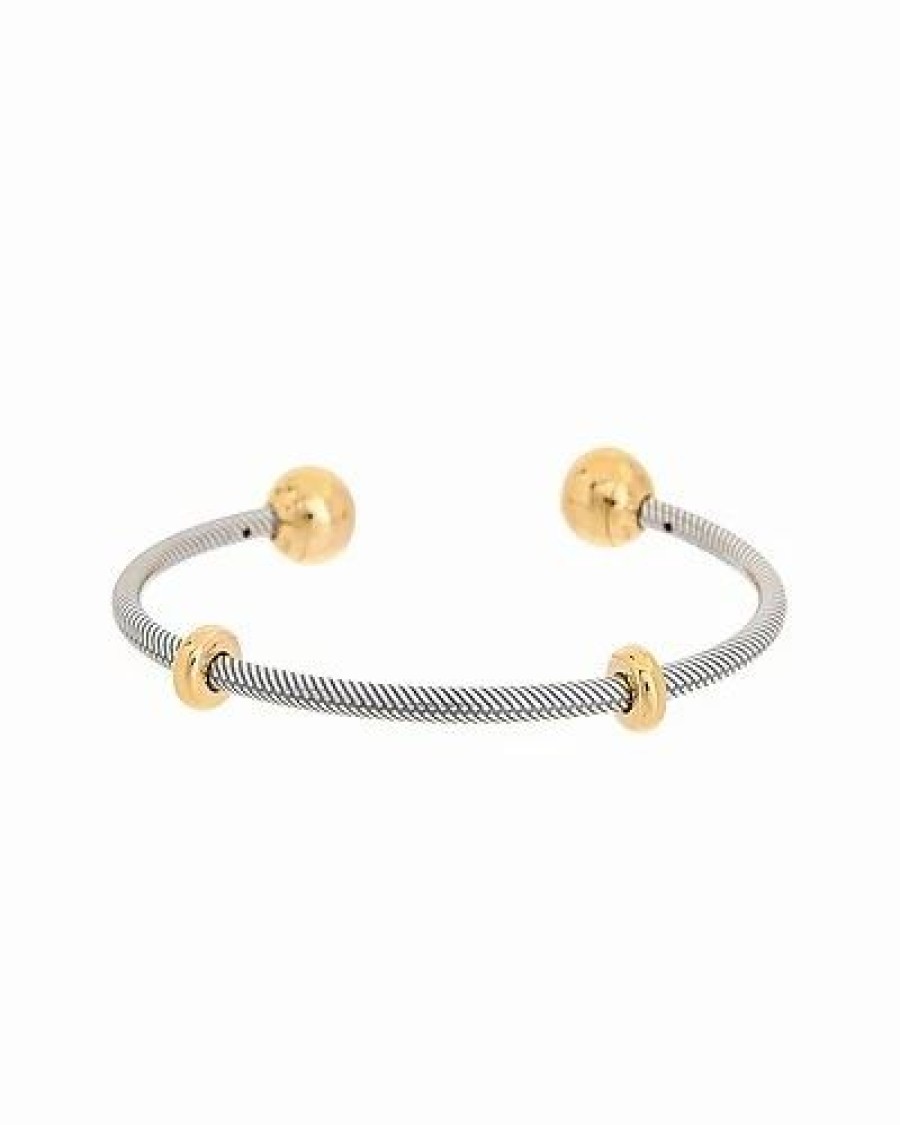 Bracelets * | Pandora Moments 14K & Silver Plated Open Bracelet Women