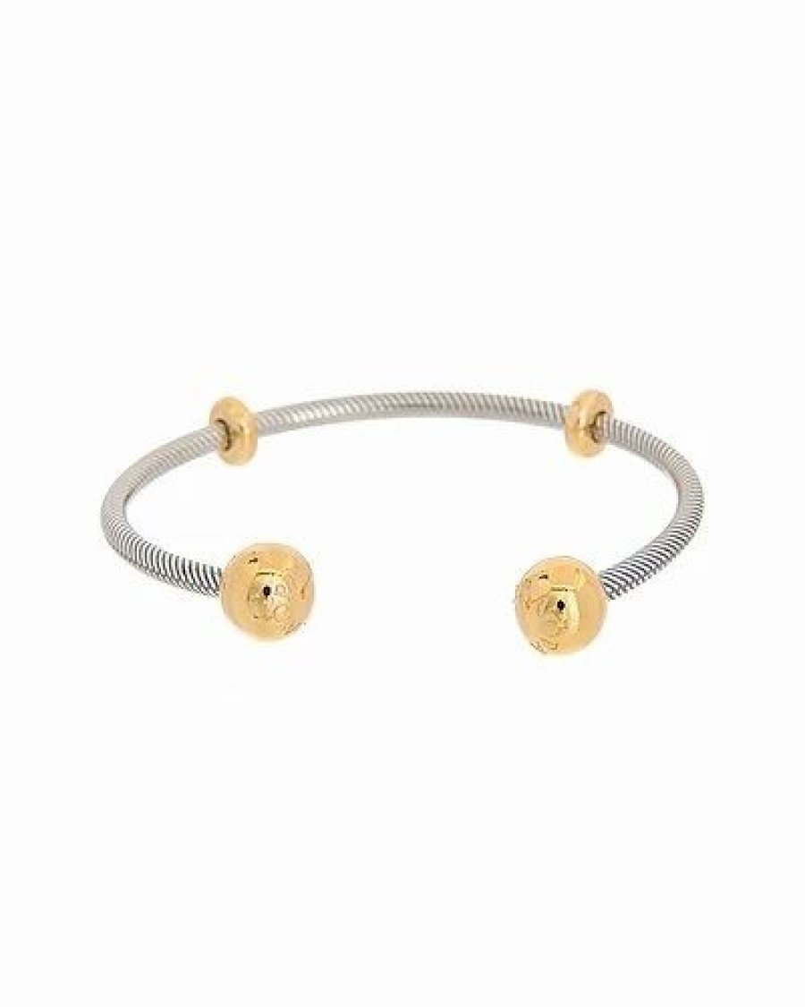 Bracelets * | Pandora Moments 14K & Silver Plated Open Bracelet Women