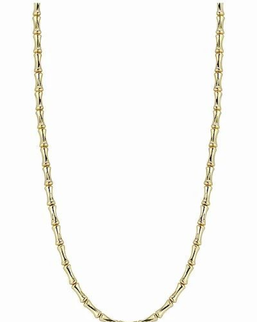 Necklaces * | Ember Fine Jewelry 14K Bamboo Statement Necklace Women