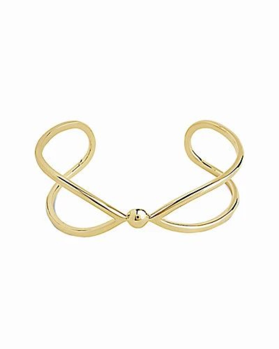 Bracelets * | Sterling Forever 14K Plated Cuff Women