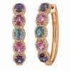 Earrings * | Le Vian 14K Strawberry Gold 1.59 Ct. Tw. Diamond & Ruby Earrings Women