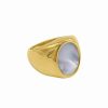 Rings * | Adornia 14K Plated Pearl Ring Women