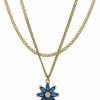 Necklaces * | Rachel Reinhardt 14K Plated Flower Necklace Women