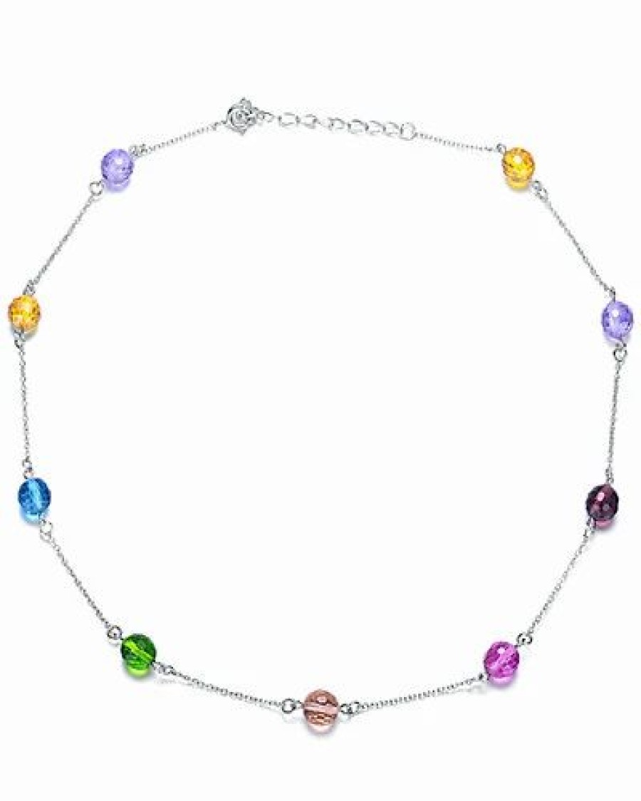 Necklaces * | Genevive Silver Necklace Women