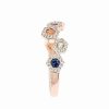 Rings * | Diana M. Fine Jewelry 14K Rose Gold 0.66 Ct. Tw. Diamond & Sapphire Ring Women