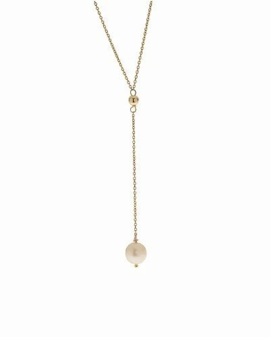 Necklaces * | Imperial Pearls 14K 8-8.5Mm Freshwater Pearl Y Necklace Women