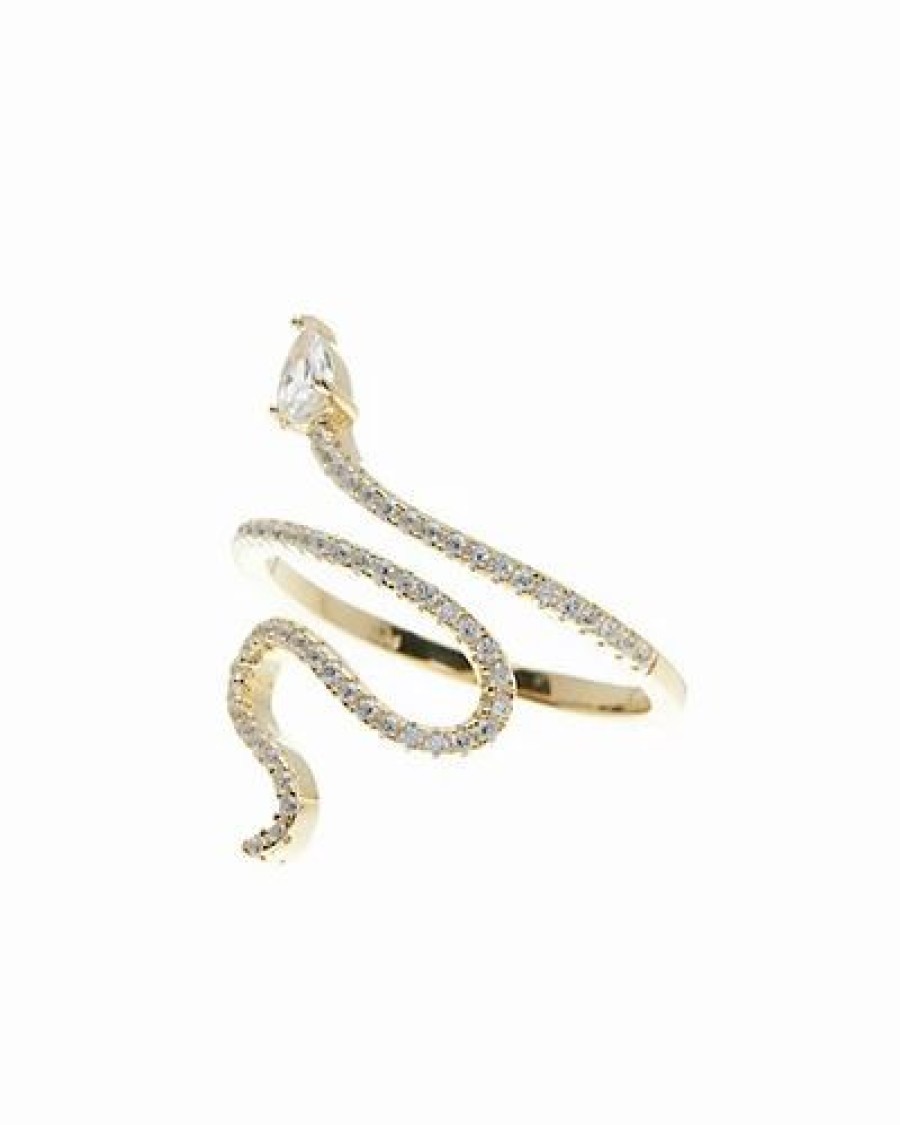 Rings * | Adornia 14K Over Silver Crystal Ring Women