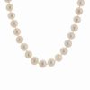 Necklaces * | Splendid Pearls Rhodium Over Silver 10-11Mm Pearl Necklace Women