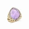 Rings * | Monary 14K 17.88 Ct. Tw. Diamond & Pink Amethyst Ring Women