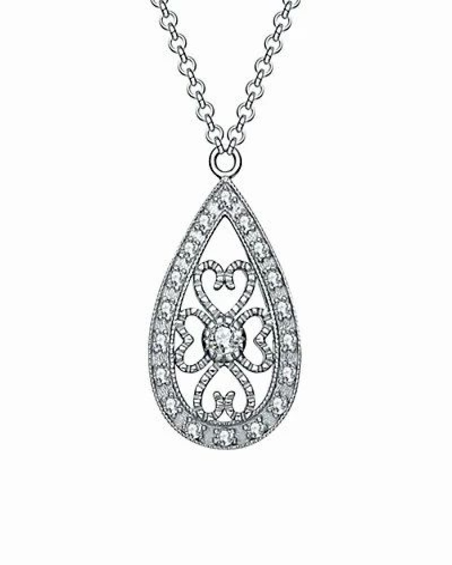 Necklaces * | Genevive Silver Necklace Women