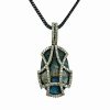 Necklaces * | Arthur Marder Fine Jewelry Silver 1.20 Ct. Tw. Diamond & Labradorite Pendant Necklace Women