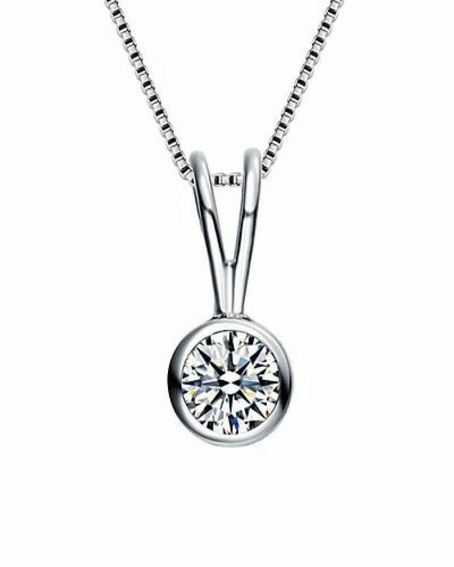 Necklaces * | Genevive Silver Pendant Women