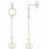 Earrings * | Splendid Pearls Ver 7-7.5Mm Cultured Freshwater Pearl Earrings Women