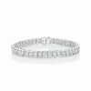 Bracelets * | Memoire 18K 1Diamond Line Bracelet Women