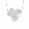 Necklaces * | Glaze Jewelry Silver Cz Heart Necklace Women