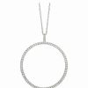 Necklaces * | Diamond Select Cuts 14K 0.22 Ct. Tw. Diamond Circle Pendant Necklace Women