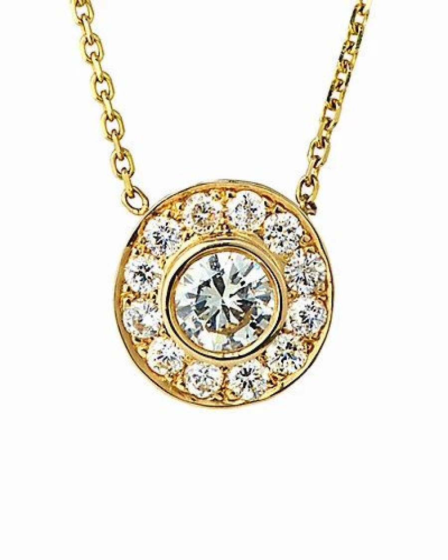 Necklaces * | Diana M. Fine Jewelry 14K 0.90 Ct. Tw. Diamond Necklace Women