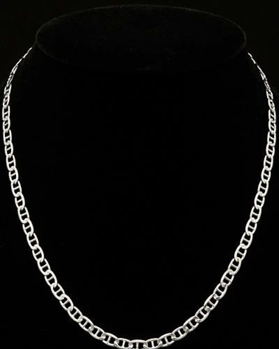 Necklaces * | Italian Silver Mariner Link Necklace Women