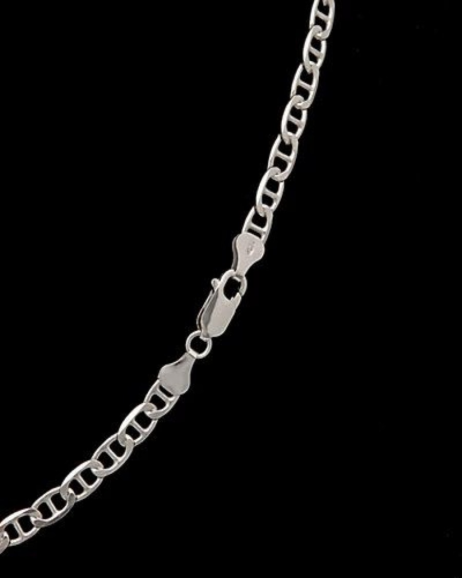 Necklaces * | Italian Silver Mariner Link Necklace Women