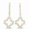 Earrings * | Diamond Select Cuts 14K 1.15 Ct. Tw. Diamond Dangle Earrings Women