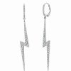 Earrings * | Sabrina Designs 14K 0.77 Ct. Tw. Diamond Lightning Bolt Earrings Women