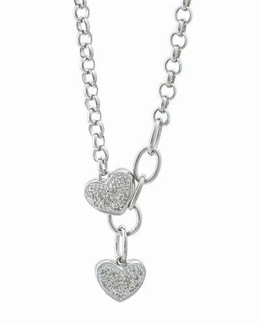 Necklaces * | Diamond Select Cuts Ver Diamond Heart Necklace Women