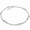 Necklaces * | Gemstones Silver & Steel 2.37 Ct. Tw. Diamond & Lemon Quartz Necklace Women