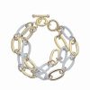 Bracelets * | Juvell 18K Plated Enamel Link Bracelet Women