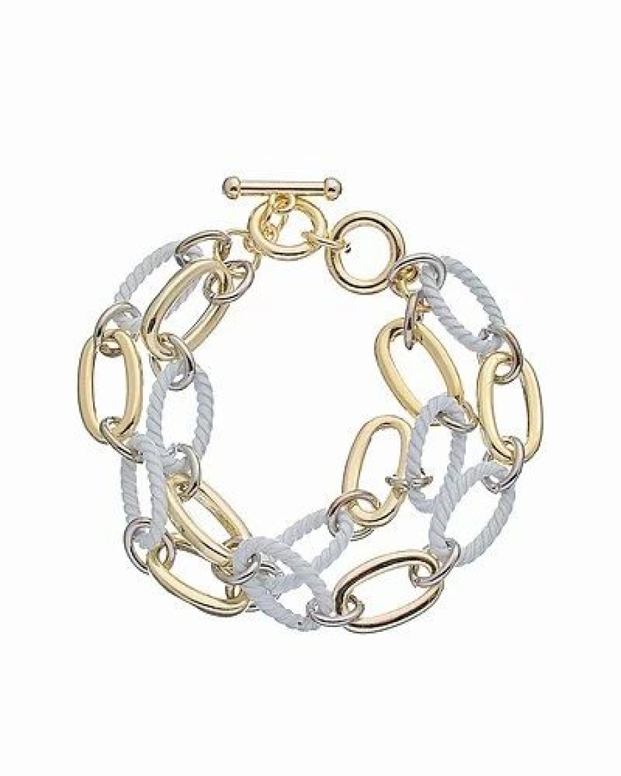 Bracelets * | Juvell 18K Plated Enamel Link Bracelet Women