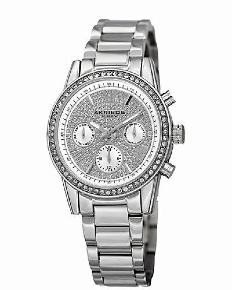 Watches * | Akribos Xxiv Women'S Stainless Steel Watch