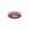 Rings * | Diamond Select Cuts 14K Rose Gold 2.50 Ct. Tw. Diamond & Amethyst Ring Women