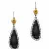 Earrings * | Phillip Gavriel Rock Candy 18K & Silver Black Onyx Slice Drop Earrings Women