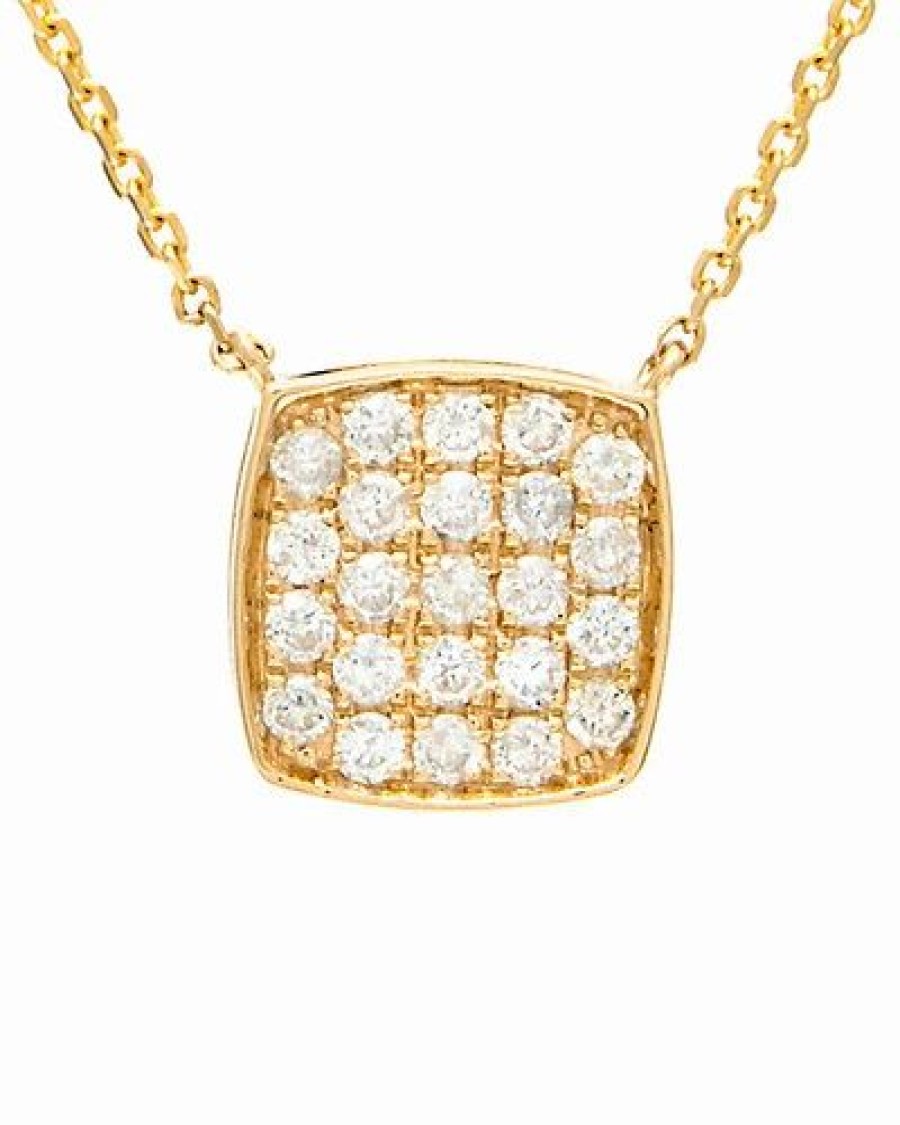 Necklaces * | Diamond Select Cuts 14K 0.25 Ct. Tw. Diamond Necklace Women