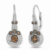 Earrings * | Le Vian Chocolatier 14K Vanilla Gold 1.08 Ct. Tw. Diamond Earrings Women