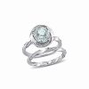 Rings * | Rina Limor 10K 2.05 Ct. Tw. Diamond & Aquamarine Ring Women