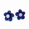 Earrings * | Arthur Marder Fine Jewelry 18K 0.30 Ct. Tw. Diamond Flower Insert Women