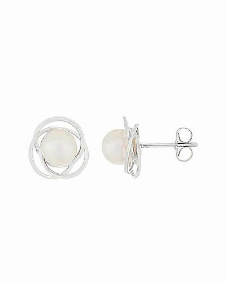 Earrings * | Splendid Pearls 14K 6.5-7Mm Akoya Pearl Earrings Women