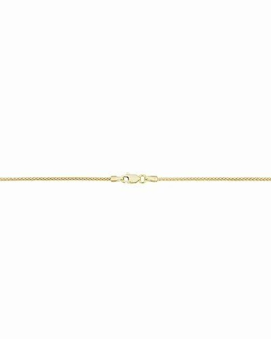 Necklaces * | 18K Italian Gold Popcorn Chain Necklace Women